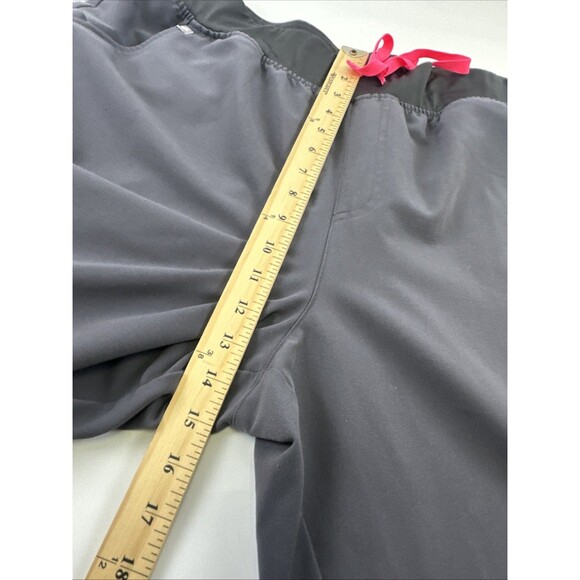 Figs Zamora Jogger Scrub Pant Gray Pink Drawstring Tech W23SW2017 Womens XXL - Picture 13 of 14